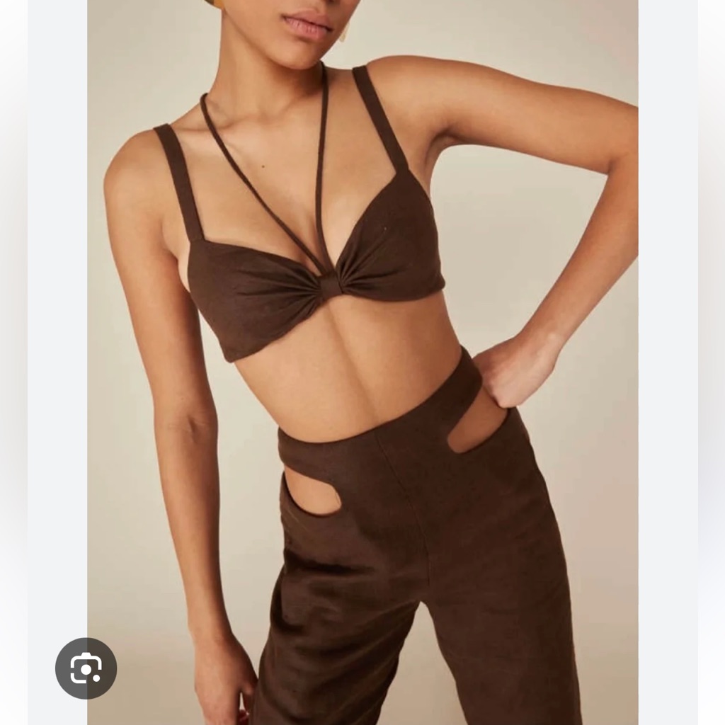 Nwt Ronny Kobo Florence Top Size Xs Iris Pants Small Set In Espresso